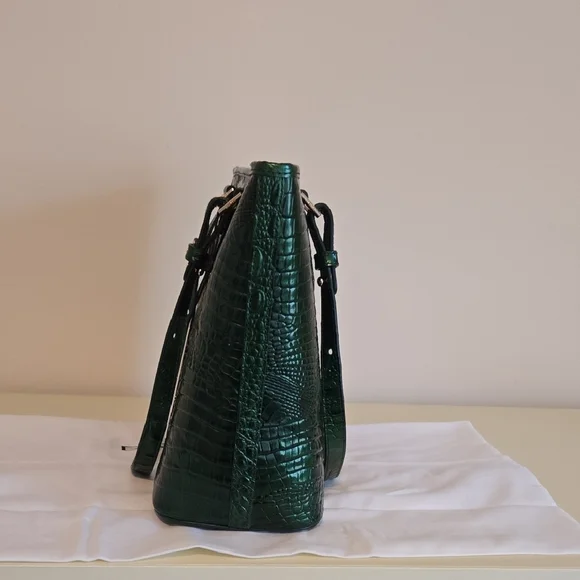 Brahmin Asher Tote and Cordelia Wallet Set in Evergreen Ombre Melbourne. NWT - Picture 7 of 16